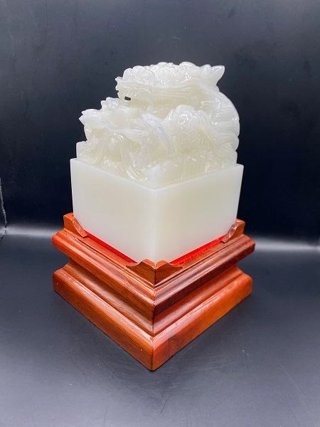 Ấn Rồng Bạch Ngọc Tự Nhiên - 2100699