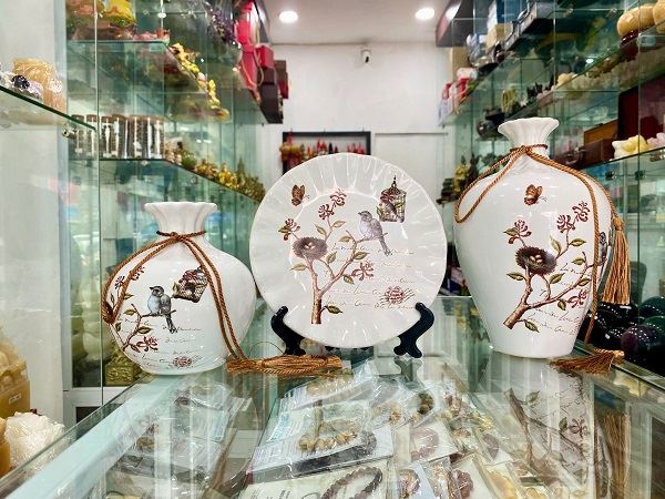 Bộ Đĩa Bình Hút Lộc Phong Thủy - ĐBT880