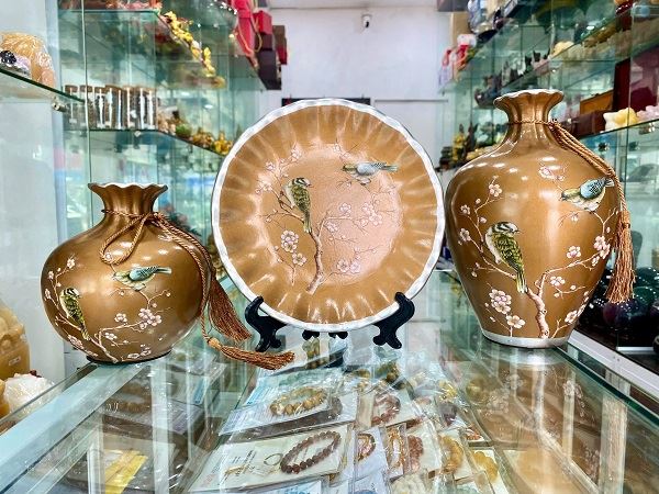 Bộ Đĩa Bình Hút Lộc Phong Thủy - ĐBN880