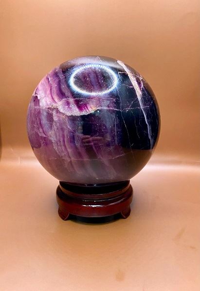 Quả Cầu Đá Fluorite Tự Nhiên Cao Cấp - 1601018