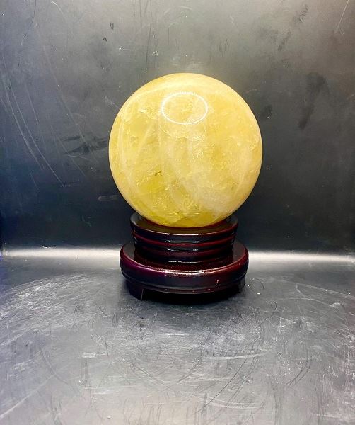 Cầu Đá Thạch Anh Vàng Tự Nhiên Cao Cấp - CV7680