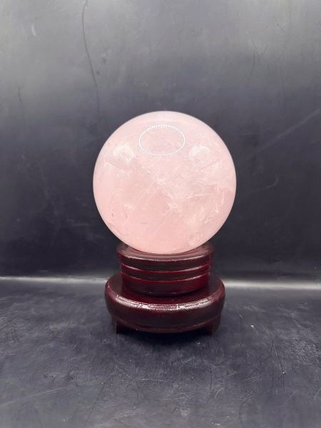 Quả Cầu Đá Thạch Anh Hồng Tự Nhiên Cao Cấp - 2604964