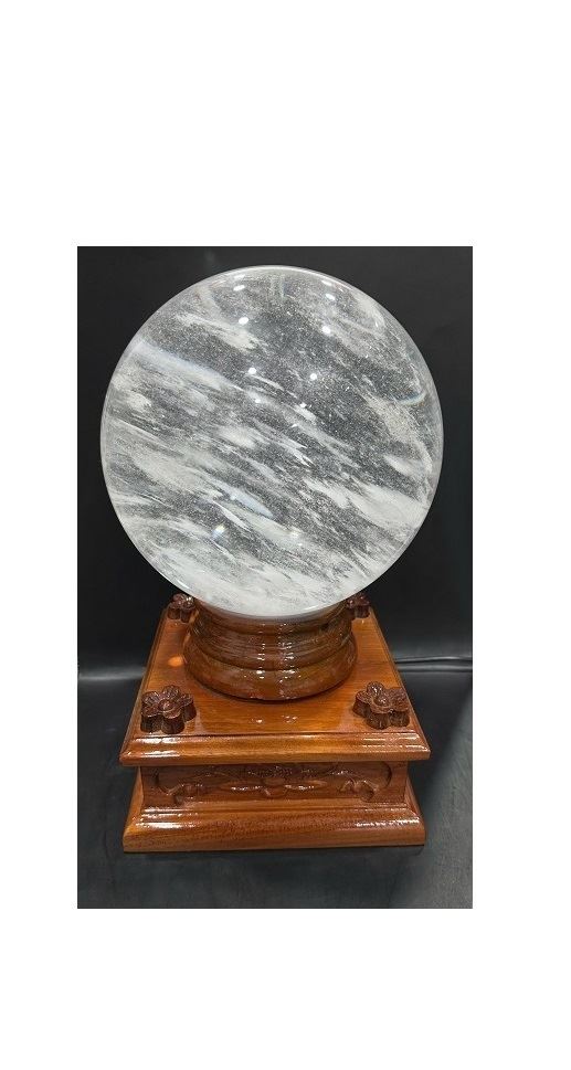 Quả Cầu Đá Obsidian Núi Lửa Trắng - NLT6050