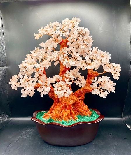 Cây Tài Lộc Đá Thạch Anh Hồng Tự Nhiên - TLH2180
