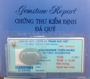 Mặt Đá Aquamarine Tự Nhiên Cao Cấp - D04446