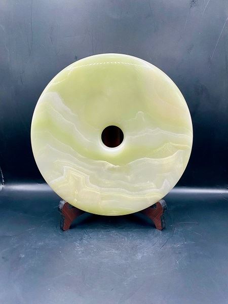 Đồng Điếu Ngọc Onyx Xanh Tự Nhiên 20cm - DDX880