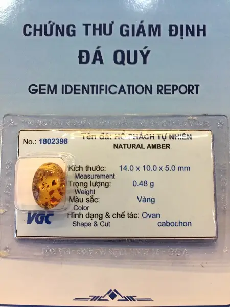 Mặt Hổ Phách Mang Bên Người Tự nhiên - 1802398