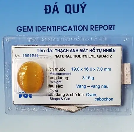 Mặt Đá Hợp Mệnh Mang Bên Người Thạch Anh Mắt Hổ Tự Nhiên - 1901514