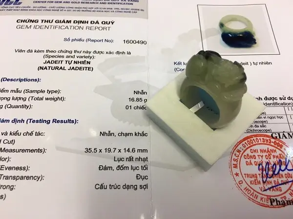 Nhẫn Tỳ Hưu Ngọc Phỉ Thúy Tự Nhiên - 1600490
