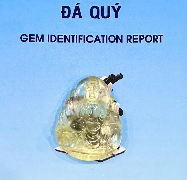 Phật Bản Mệnh (Tuổi Mão) - Văn Thù Bồ Tát Thạch Anh Vàng - VTV790