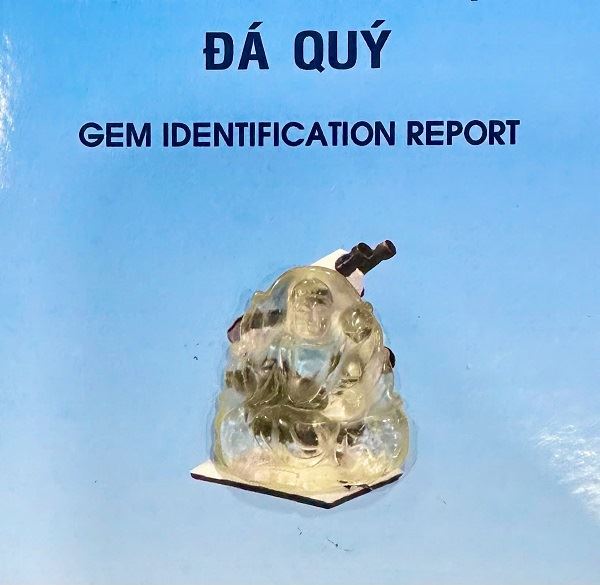 Phật Bản Mệnh (Tuổi Thìn, Tuổi Tỵ) - Phổ Hiền Bồ Tát Đá Thạch Anh Vàng - PHV790