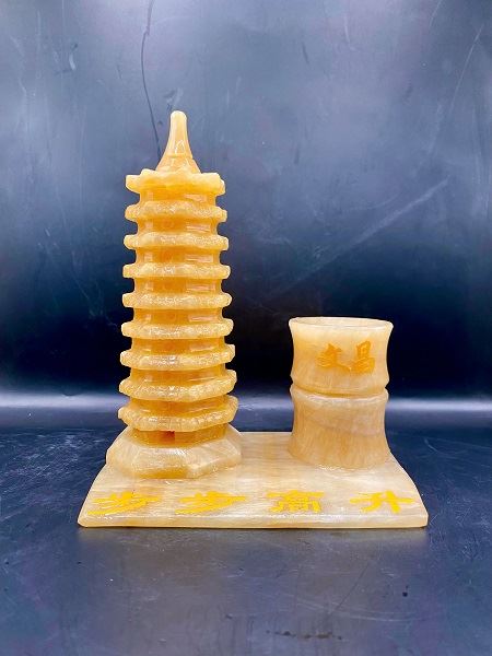 Tháp Văn Xương Ống Bút Ngọc Hoàng Long Tự Nhiên - VXB980