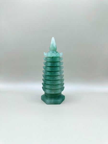 Tháp Văn Xương Đá Thạch Anh Xanh Tự Nhiên - 2604984