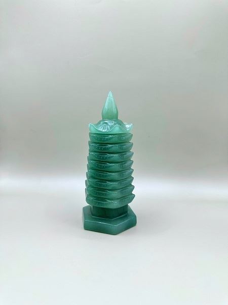 Tháp Văn Xương Đá Thạch Anh Xanh Tự Nhiên - 2604985