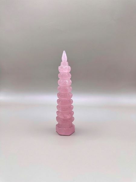 Tháp Văn Xương Đá Thạch Anh Hồng Tự Nhiên - 2604973