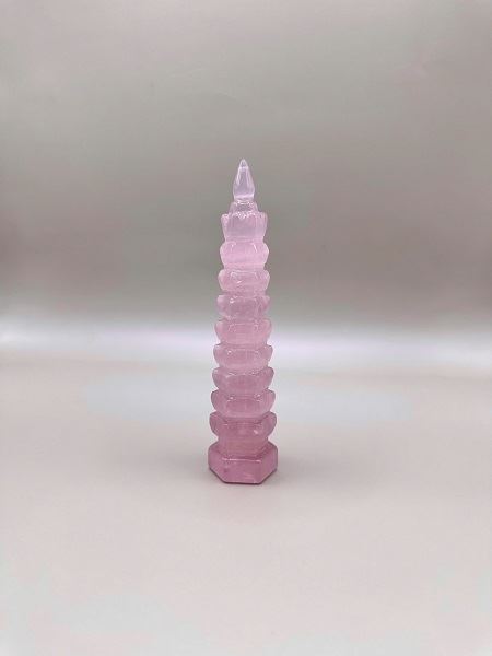 Tháp Văn Xương Đá Thạch Anh Hồng Tự Nhiên - 2604974