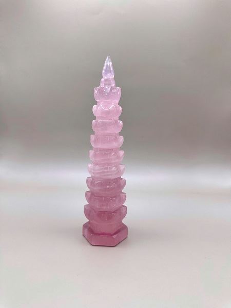 Tháp Văn Xương Đá Thạch Anh Hồng Tự Nhiên - 2604979