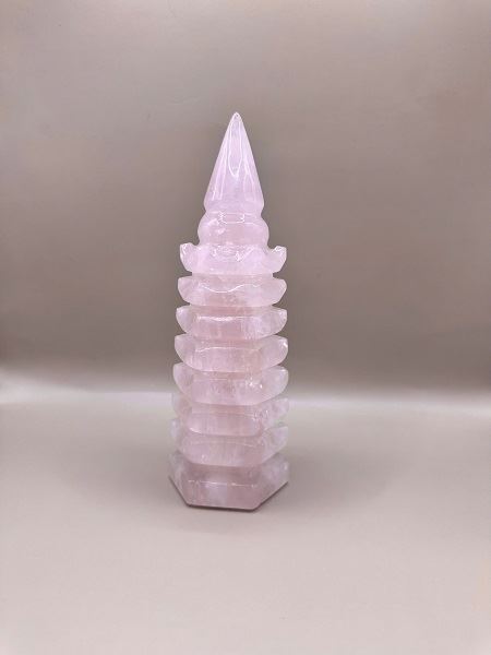 Tháp Văn Xương Đá Thạch Anh Hồng Tự Nhiên - 2604980