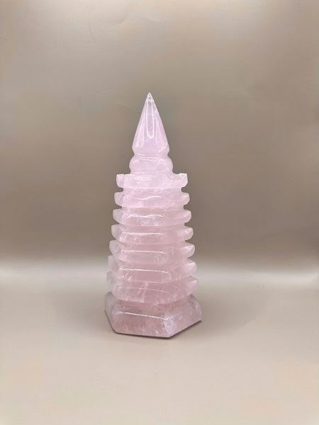 Tháp Văn Xương Đá Thạch Anh Hồng Tự Nhiên - 2604981