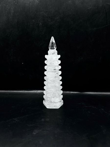 Tháp Văn Xương Đá Thạch Anh Trắng Tự Nhiên - 2604991