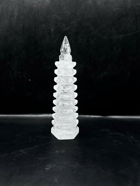 Tháp Văn Xương Đá Thạch Anh Trắng Tự Nhiên - 2604993