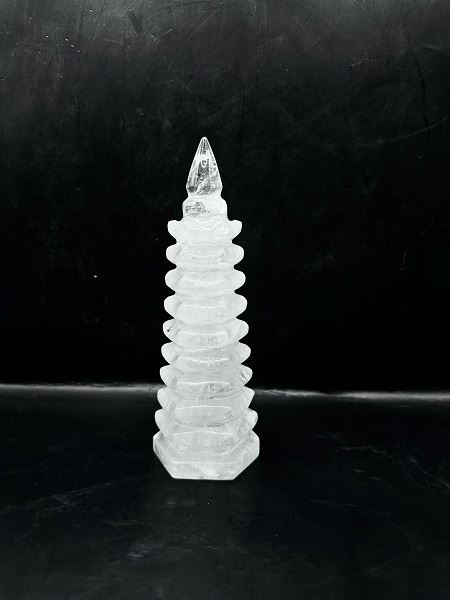 Tháp Văn Xương Đá Thạch Anh Trắng Tự Nhiên - 2604996