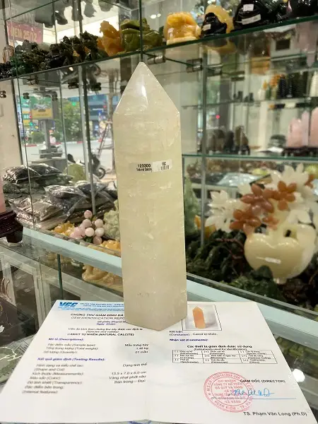 Trụ Đá Golden Calcite Tự Nhiên - 123300