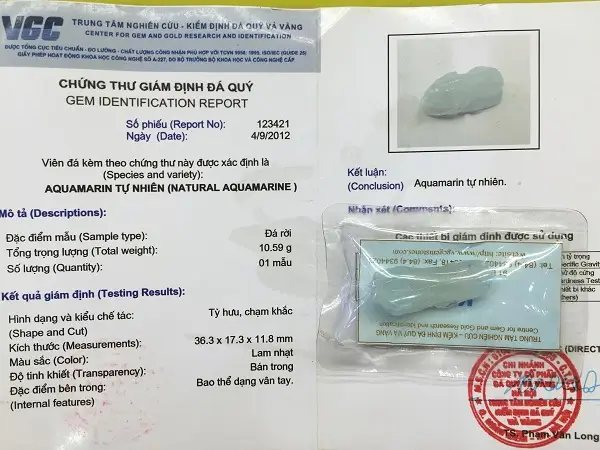 Tỳ Hưu Đá Aquamarine (Ngọc Xanh Biển) Tự Nhiên Cao Cấp - 123421