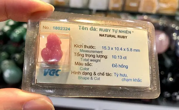 Tỳ Hưu Đá Ruby Tự Nhiên Cao Cấp - 1802324