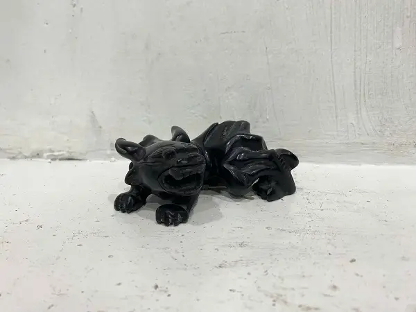 Tỳ Hưu Đá Núi Lửa Obsidian Đen Tự Nhiên - THD1680