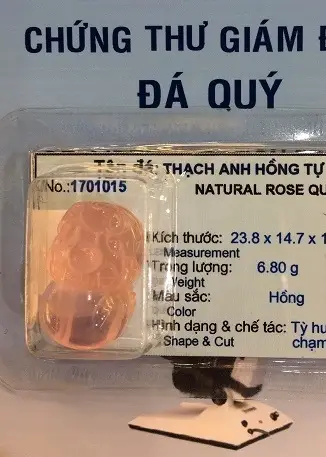 Tỳ Hưu Thạch Anh Hồng Tự Nhiên - 1701015