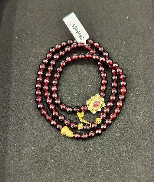 Vòng Đá Garnet Ngọc Hồng Lựu Tự Nhiên Phối Charm Cao Cấp - 2605005
