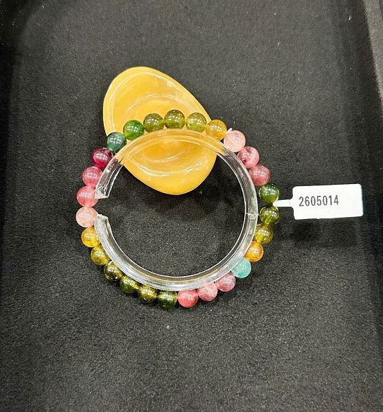 Vòng Hồng Lục Bảo Tourmaline Tự Nhiên - 2605014