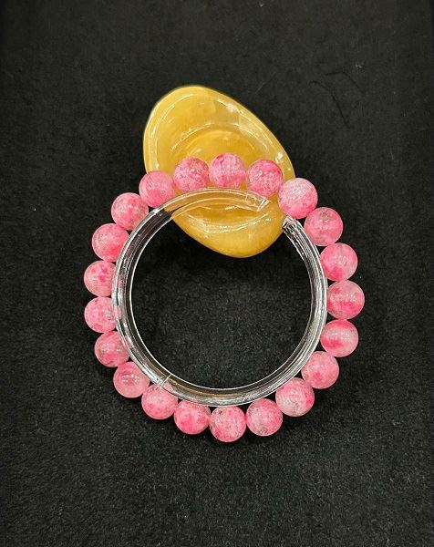 Vòng Tay Đá Tường Vi Rhodonite Tự Nhiên Cao Cấp - TV2180