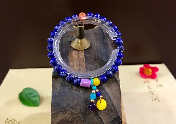 Vòng Đá Thanh Kim (Lapis Lazuli) Tự Nhiên Cao Cấp - LPVIP780