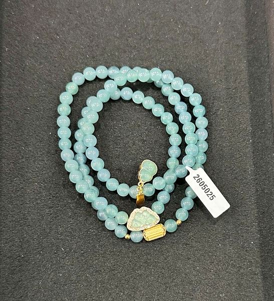 Vòng Tay Phi Thúy Lam Băng Tự Nhiên Cao Cấp - 2605025