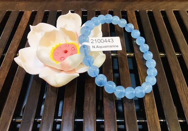 Vòng Tay Đá Aquamarine Tự Nhiên Cao Cấp - 2100443