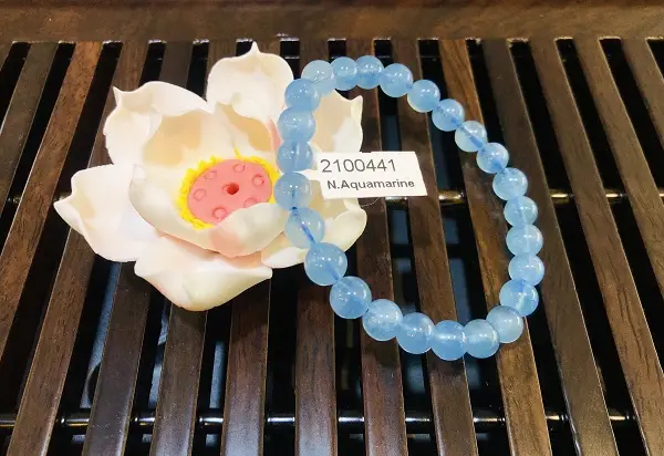 Vòng Tay Đá Aquamarine Tự Nhiên Cao Cấp - 2100441