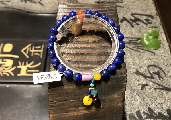 Vòng Đá Thanh Kim (Lapis Lazuli) Tự Nhiên Cao Cấp - 1903424