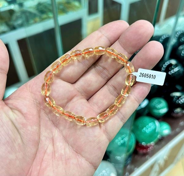 Vòng Đá Thạch Anh Vàng Tự Nhiên Cao Cấp - 2605010