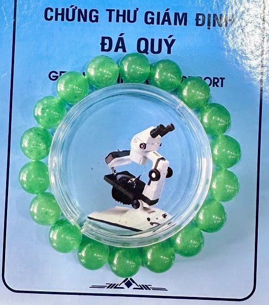 Vòng Đá Thạch Anh Xanh Tự Nhiên - VTX10