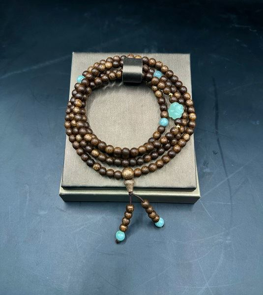 Vòng Trầm Hương 168 Hạt Mix 4ly Tự Nhiên - VT3980